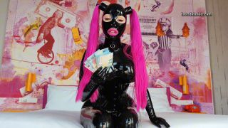 LatexLolaNoir - Rubber Goddess Drains Your Wallet.