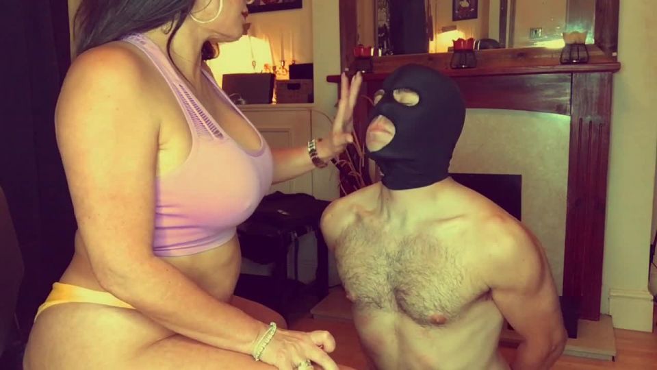 Mistress Real - Chastity Cuck Tongue Exercises Lick My Sweaty Armpit - Femdom