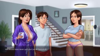 New XXX Games - Debbie Was Surprised when She Saw His Big Dick For The First Time(18 ) - Summertime Saga New update