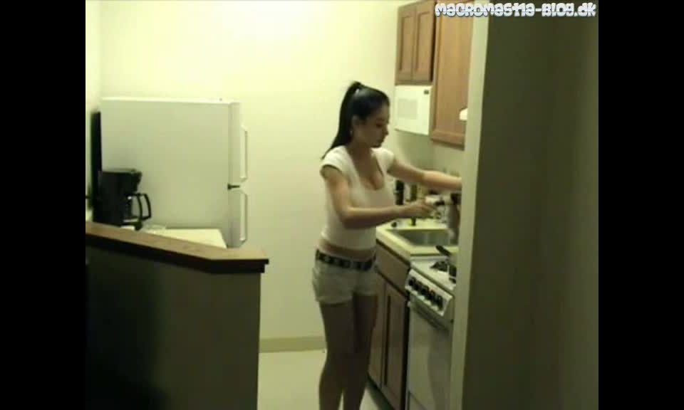 online xxx clip 22 hardcore 2 xxx big tits porn | slim & super stacked babe cooking in tight top | hardcore