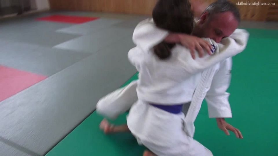 xxx video 3 Skilled Female Fighters - Lubka Grappling Fight Vs. Gernot | scissors | femdom porn sensual femdom