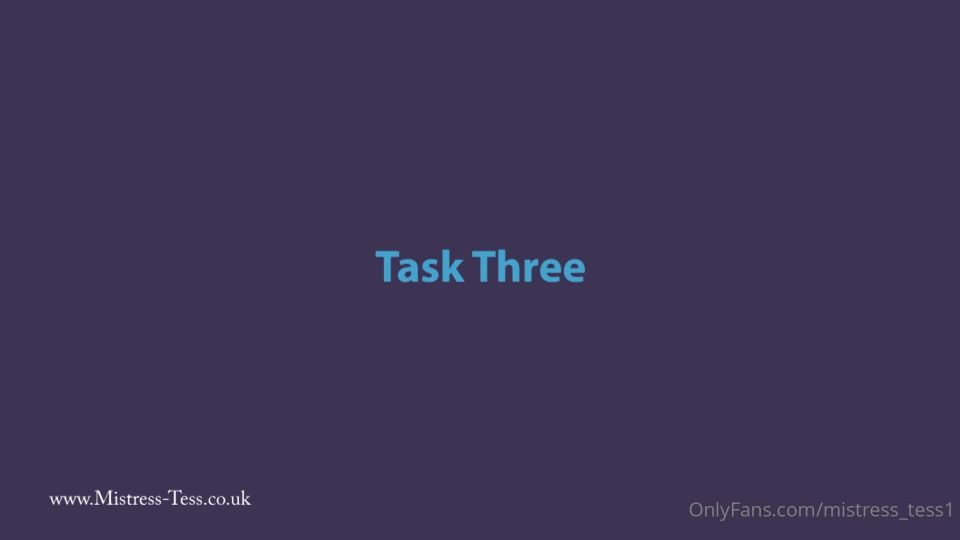 adult xxx video 25 Mistress Tess – addition Humiliation Tasks POV - jerkoff encouragement - masturbation porn tampon fetish