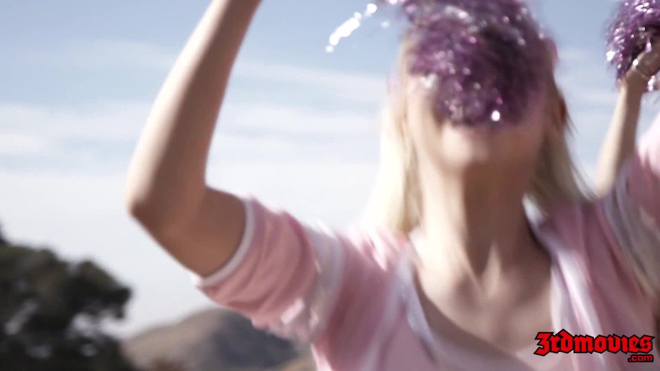 Naughty Cheerleaders At Work!!!