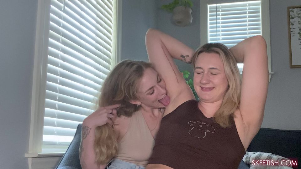 online clip 30 SK Fetish: Stella and Blondi Armpit Worship, femdom pron on femdom porn 
