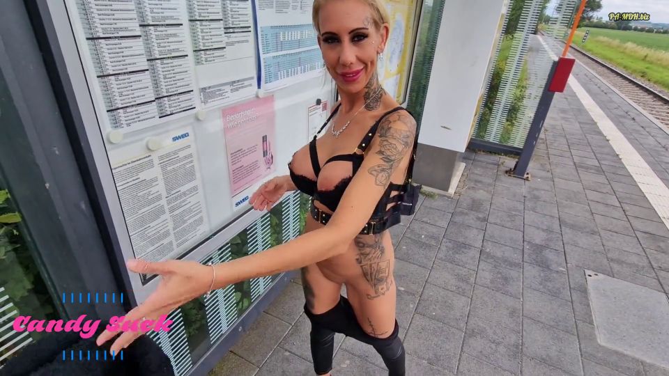 My Dirty Hobby - Candy Suck - Quickie am Bahnhof - Germany