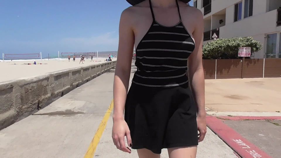 xxx video 2 voyeur | Shy Goth Exhibitionist - Beach Walk - Halter top | shy goth exhibitionist, britney amber primal fetish on fetish porn 