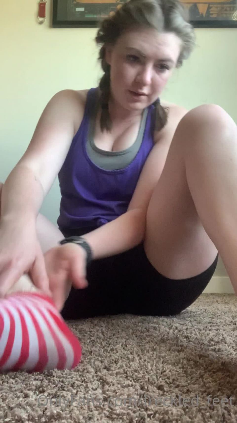 Freckled Feet21-06-2020 -  6 minute sweaty sock shoe tease with some w