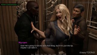 Public AWAM - Fucked in the Ass by a BBC on a public elevator - kimmytoons