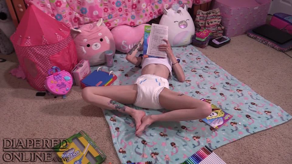 Diaperedonline2Samara Samara Coloring with Markers