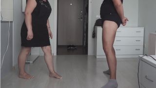 Amateur Ballbusting.