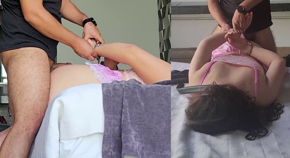 Whore Is Used And Treated As A Sex Slave, Behaving Like A Docile Servan