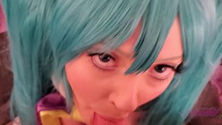 free xxx video 48 nimrod femdom Cherry Fae – Hatsune Mikus Halloween Treat, pov sex on cosplay