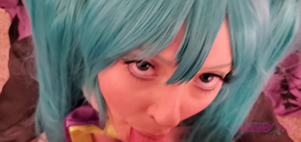 free xxx video 48 nimrod femdom Cherry Fae – Hatsune Mikus Halloween Treat, pov sex on cosplay