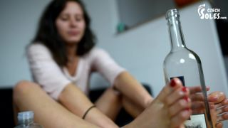 online clip 22 Czech Soles - Natasa is teasing you for a footjob on feet porn romi rain femdom