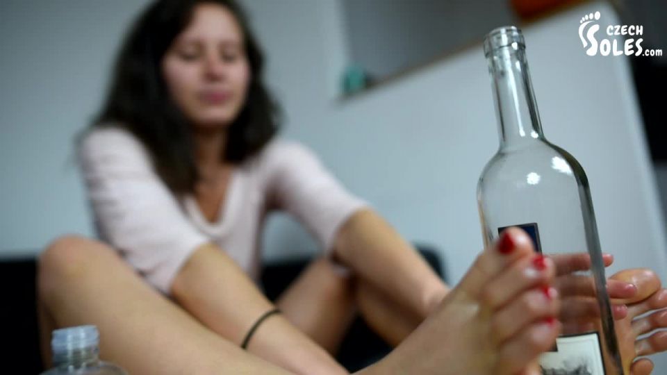 online clip 22 Czech Soles - Natasa is teasing you for a footjob on feet porn romi rain femdom