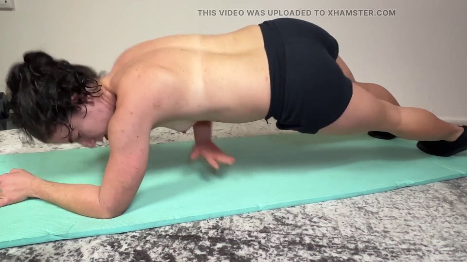 Workout gone wild  stripping and masturbating  vanessa cliff.