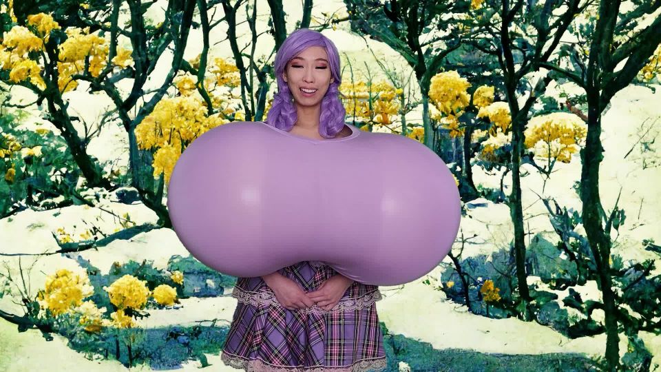 free adult clip 8 asian teen sex porn Azumi Zeitline – Azumis Breast Expansion Garden Tour, balloon stuffing on asian girl porn