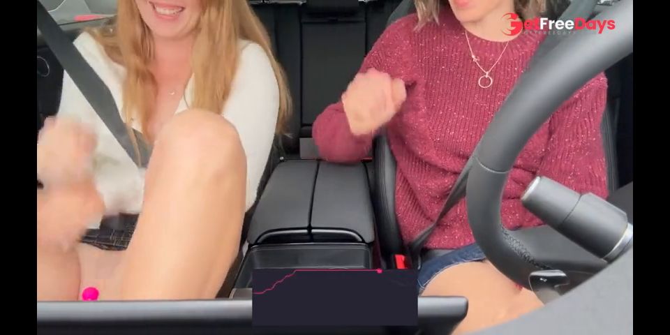 Serenity Cox and Nadia Foxx Take on Another Drive Thru with the Lushs on Ful...