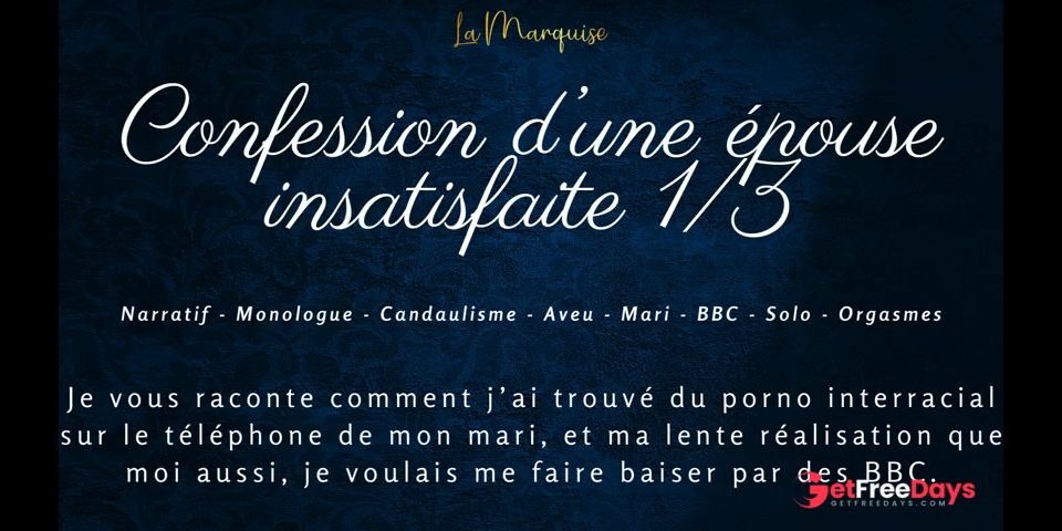 Je dcouvre que jadore la BBC - French audio cuck dirty talk