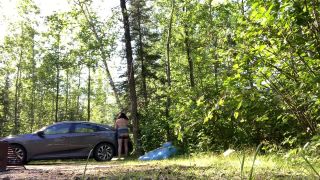 DGG Incredible outdoor amateur MILF loose anal prolapse again and again Fisting!