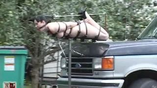 Casa de Gord18 09 01 Paige Richards - Hogtie Hood Ornament (Escena)