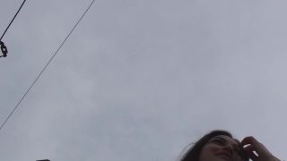 Close look on recently shaved pussy Voyeur