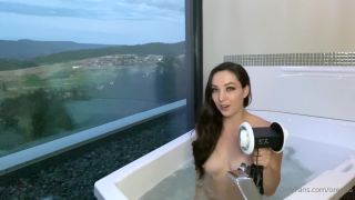 Orenda ASMR Sunset Bath enjoying this beautiful mountain view