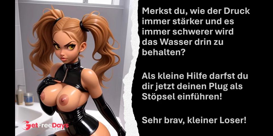 Deine Herrin lsst dich deinen Arsch sauber schrubben Analplay y Wichsanleitung