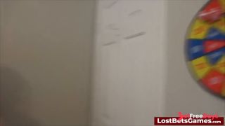 [GetFreeDays.com] A strip darts game with two skinny babes and a lucky guy Sex Leak November 2022