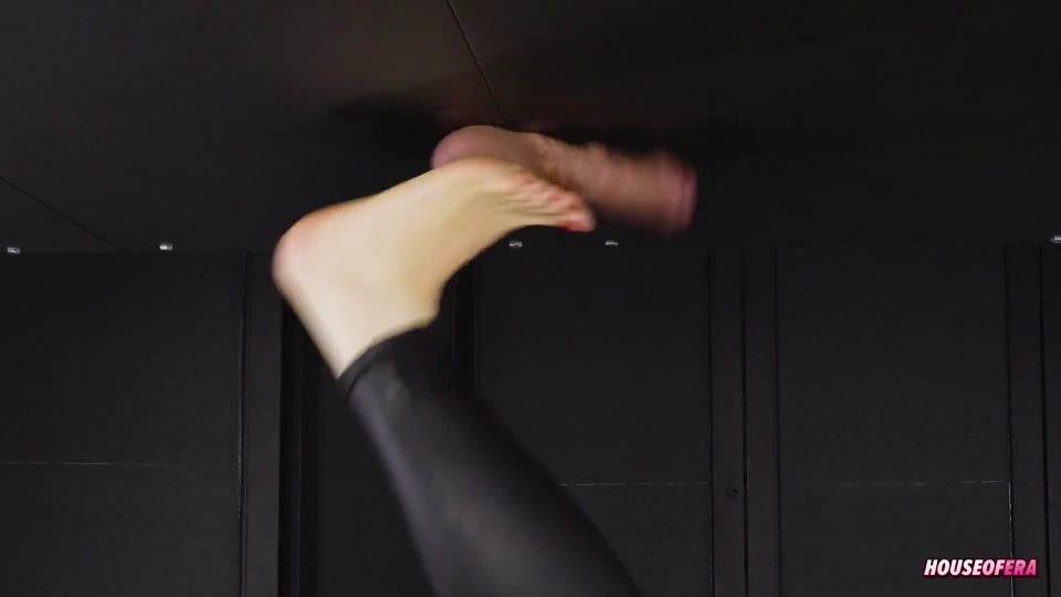 Milking Table Femdom Footjob He Cums on My Feet Sex Clip...