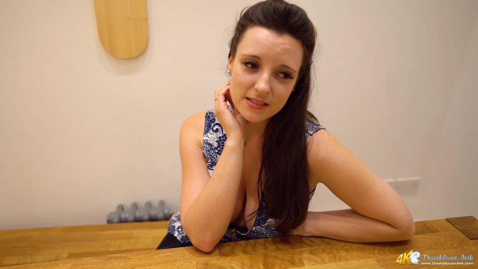 DownBlouse Jerk - Help Getting Hard - Teasing, femdom tied up on femdom porn 