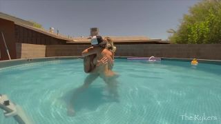 Hot Couple Fucking In The Pool I Think The Neighbors Saw 720p