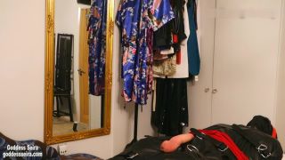 online xxx video 13 femdom bondage pegging Asian Mistress Goddess Seira – CBT for a mummified slave, cbt on fetish porn