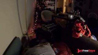 Fat Ass Neighbor comes over to borrow cord and gets Stuck and Fucked