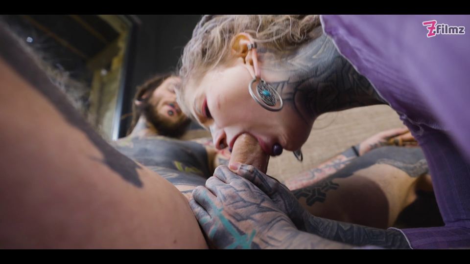 Anuskatzz - Belleza tatuada se complace en la delicia anal - FullHD 1080P