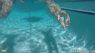 [Rachel Storms] Vicky at home with rachel storms in big titty pool party