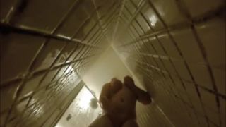 Busty girl fingering pussy in the shower. hidden cam