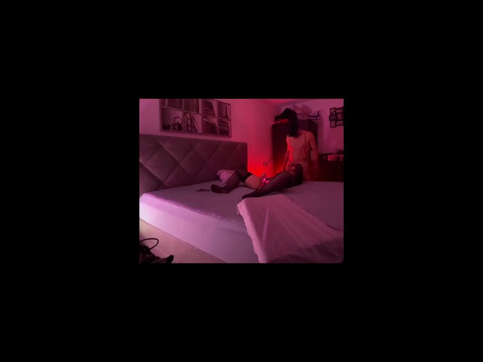 Cheating Wife Her Husband Is Out of Town for Business and His Wife Wasted No Time and He Called the Neighbor to Open Her Holes