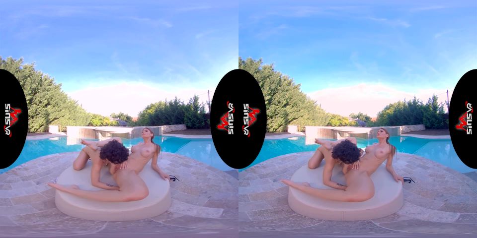 SinsVR presenta Juegos de piscina - Kitana Lure, Stacy Bloom, en 3d porno