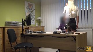 likable woman needs money but the creditor wants to bang her.