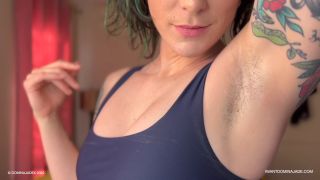 porn video 23 Domina Jade – Armpit Humiliation Home from the Gym - masturbation instructions - femdom porn rubber fetish porn
