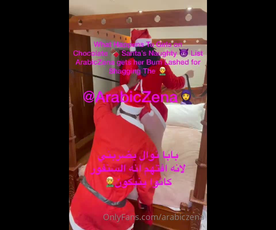xxx clip 30 ArabicZena – Mucha diversión caliente Chocolate Santa Videos con traviesa árabeZena como la señora Claus wh 85 (@arabiczena) (26.12.2021), anna oro femdom en femdom porno