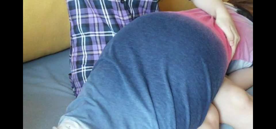 xxx video 46 M030 - Niko Spanked By Isa in Pose OTK on The Sofa - spanking - femdom porn sissy femdom