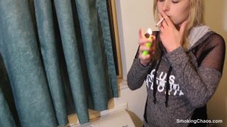 Kyle Chaos - Smoking Interview Amanda Adair - Smoking