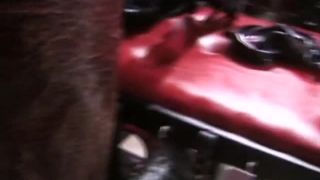 Mistresses torturing their male slaves 2 scenes in 1 Latex!