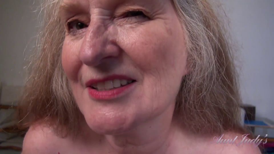 Aunt Judy'S  Your Busty 61Yo GILF Stepmom Maggie JACKS YOU OFF &amp; SUCKS.