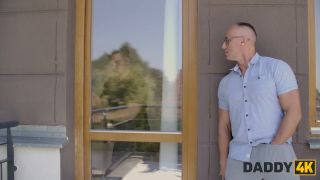 Ridge Crix - DADDY4K. Skinny girl was so nice so she showed her boyfriend's Daddy what the real deepthroat is