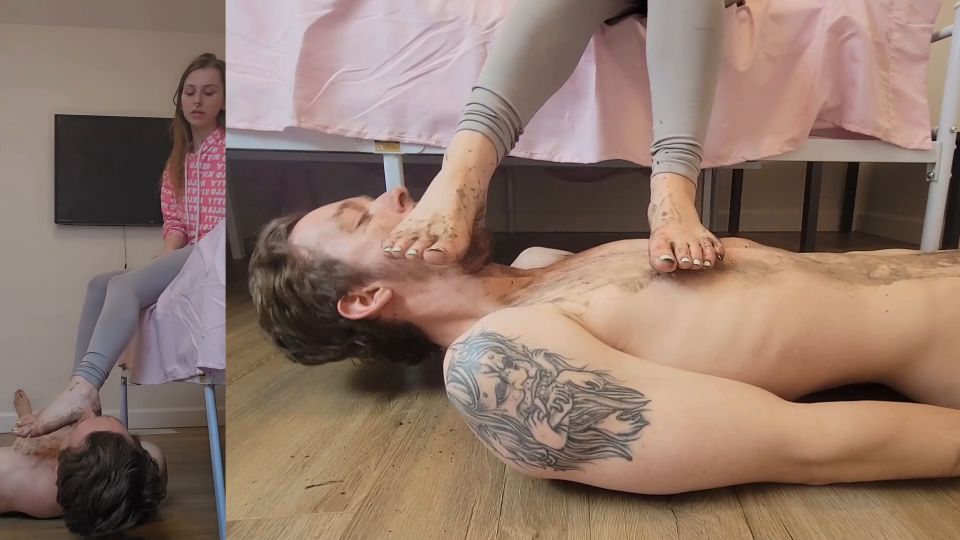 free porn clip 22 Honeypotproductions: Dirty Foot Trample | foot slave training | lesbian girls bdsm piercing porn