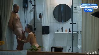 ImMayBee - Shower together It's easier to clean face from cum