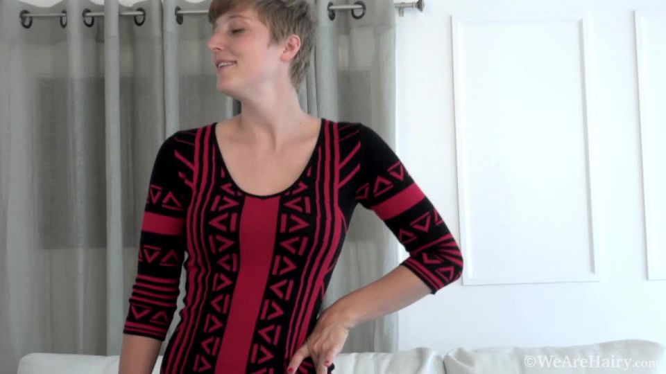 Aurora Odaire Red Dress White Couch